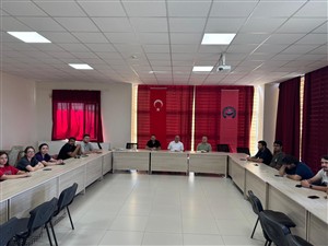 Araştırma görevlileri ile toplantı yapıldı 